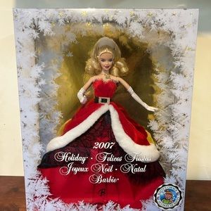 2007 Holiday Barbie in box Vintage